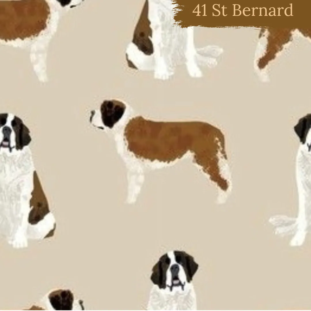 Dog Breeds shorts with rolled cuffs 0-4 years