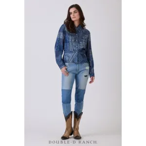 Double D Ranchwear Settler's Patch Top