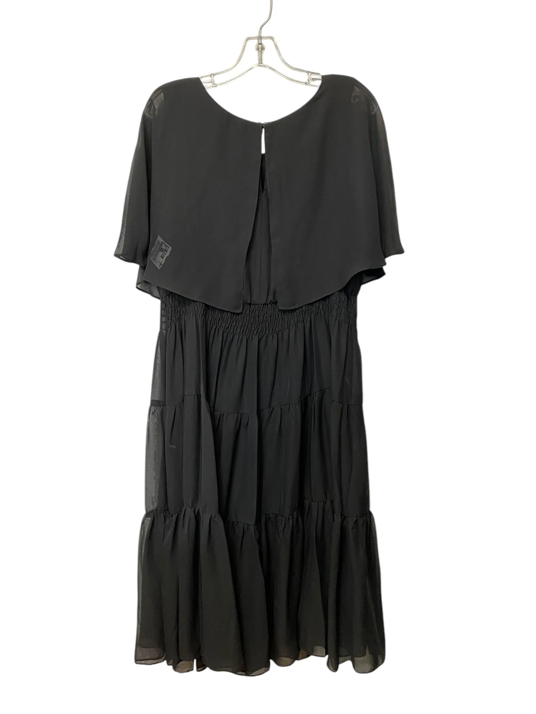 Dress Casual Maxi By Julian Taylor In Black, Size: 18