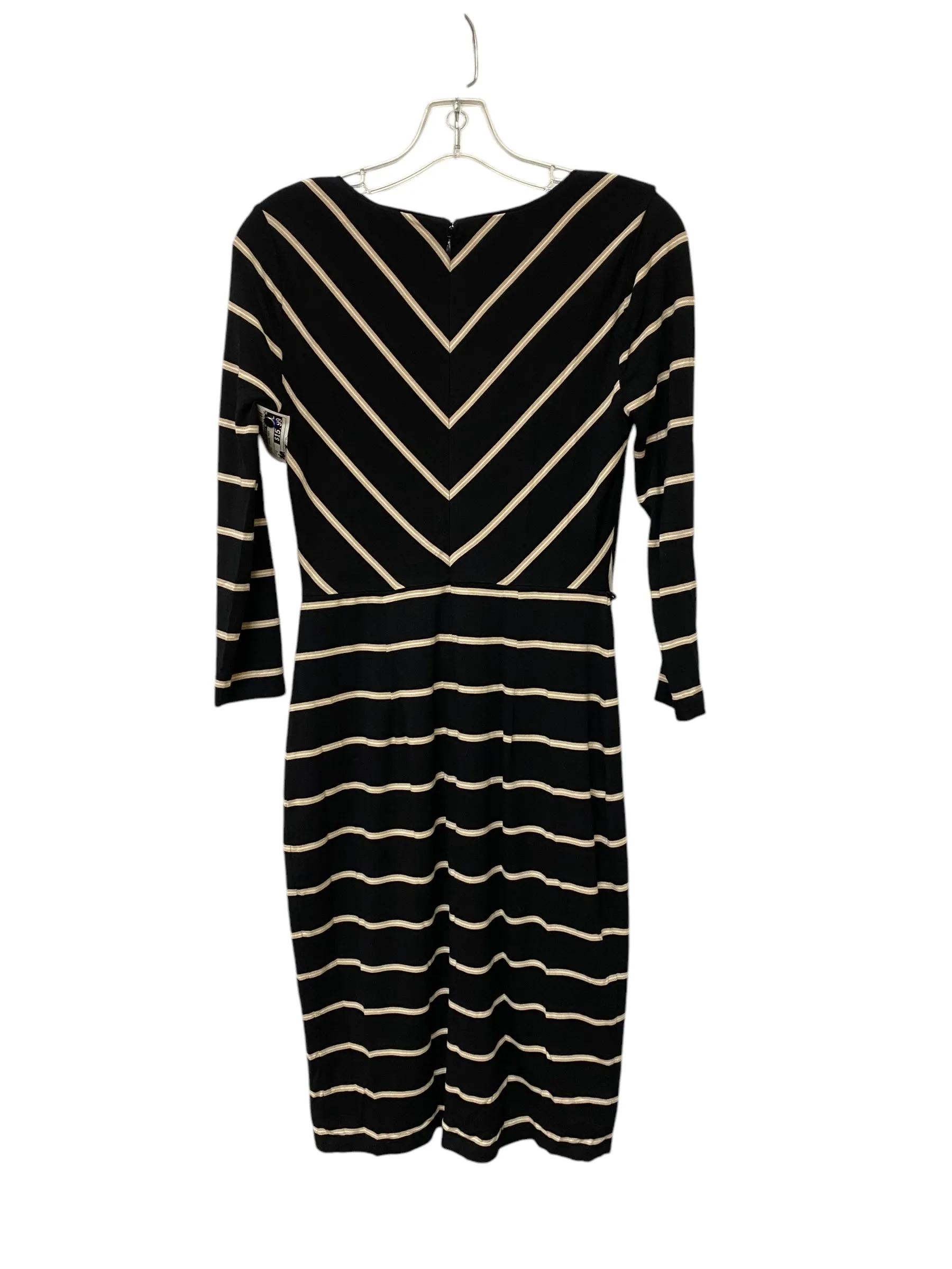 Dress Casual Midi By White House Black Market In Black, Size: 2