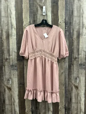 Dress Casual Short By Cmf In Pink, Size: L