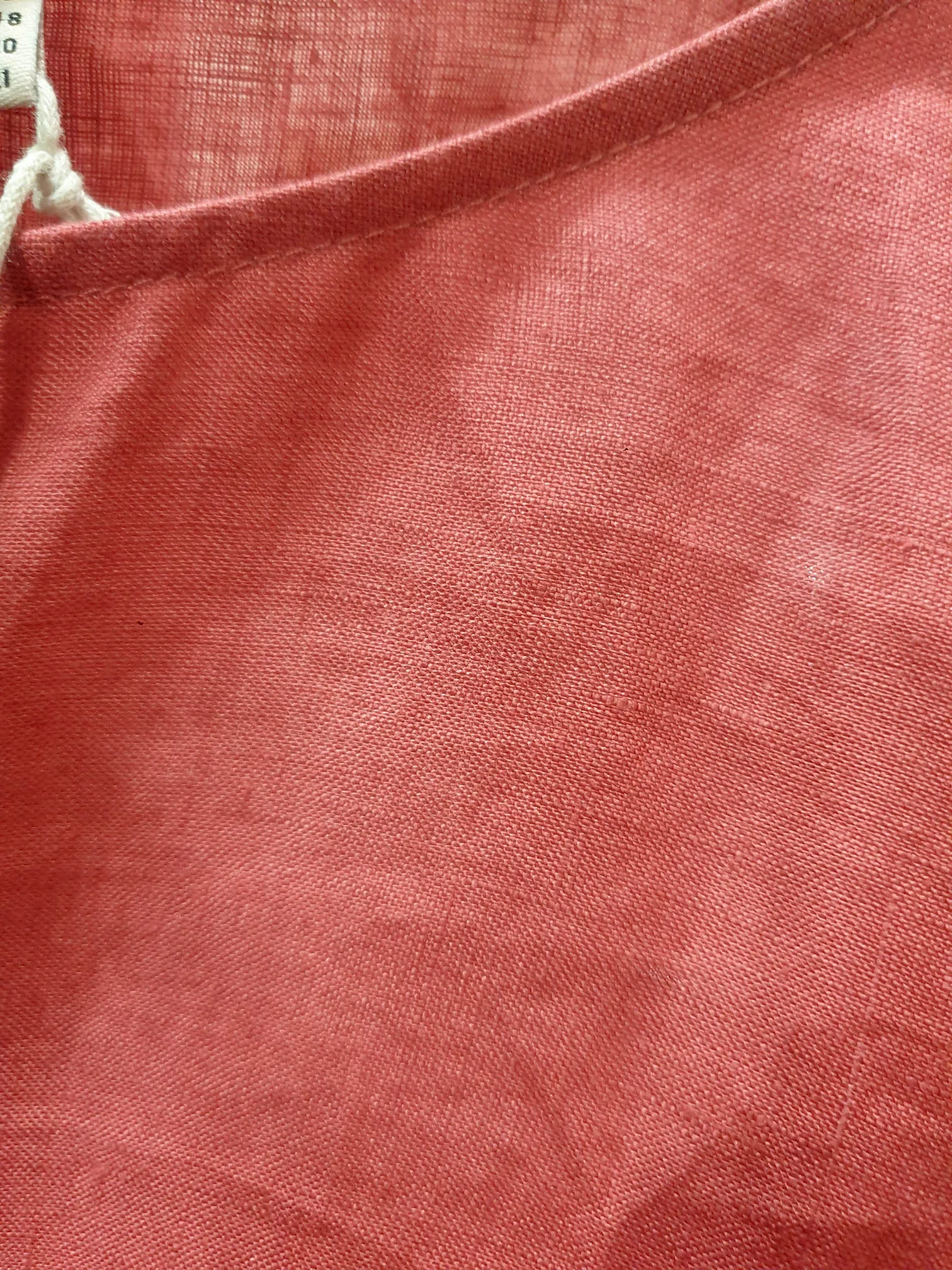 Elk red linen top size 20