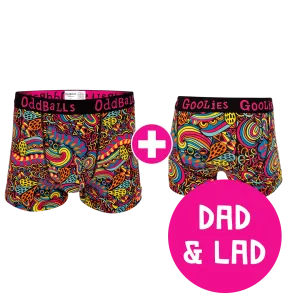 Enchanted Dad & Lad Bundle - Mens Boxer Shorts & Kids Boxer Shorts Bundle
