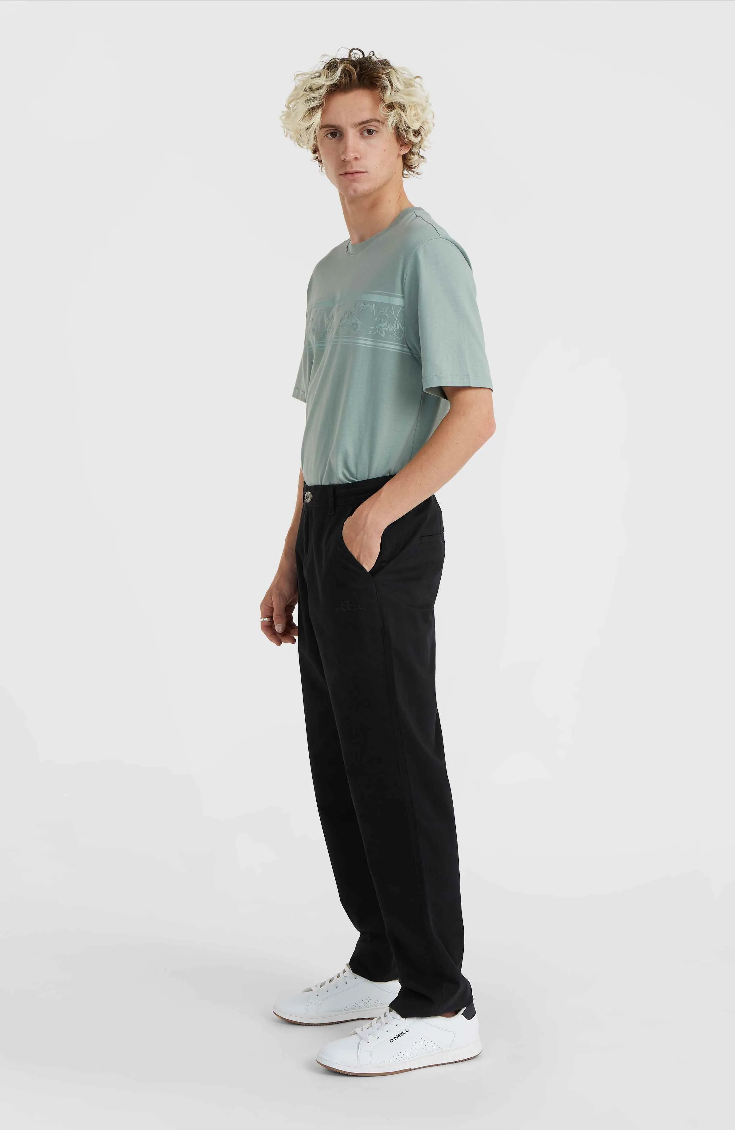 Essentials Chino-Hose | Raven