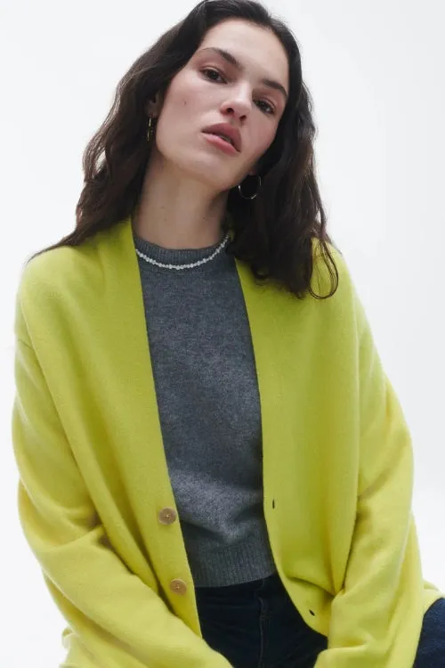 Everywear Cardigan Lemon