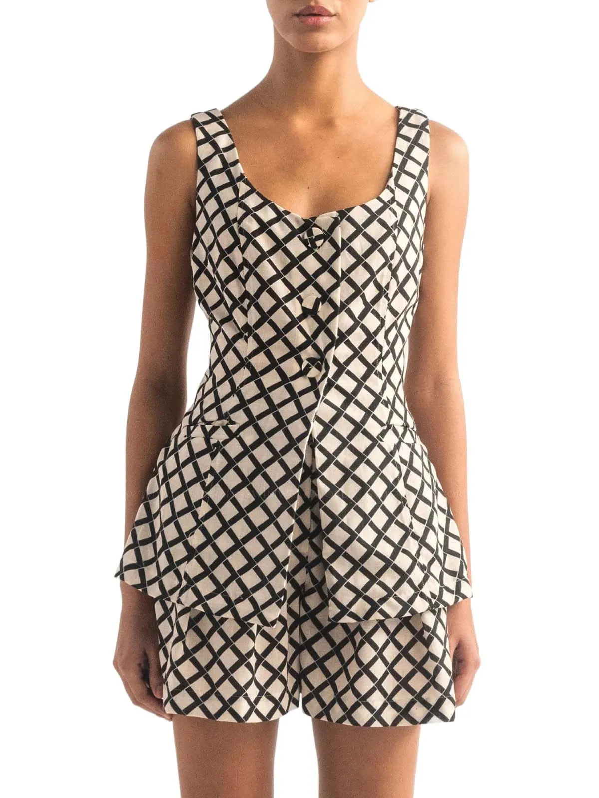 Federica Vest-Fede Shorts ::RET