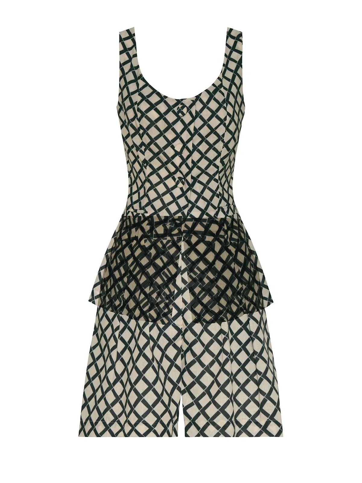 Federica Vest-Fede Shorts ::RET