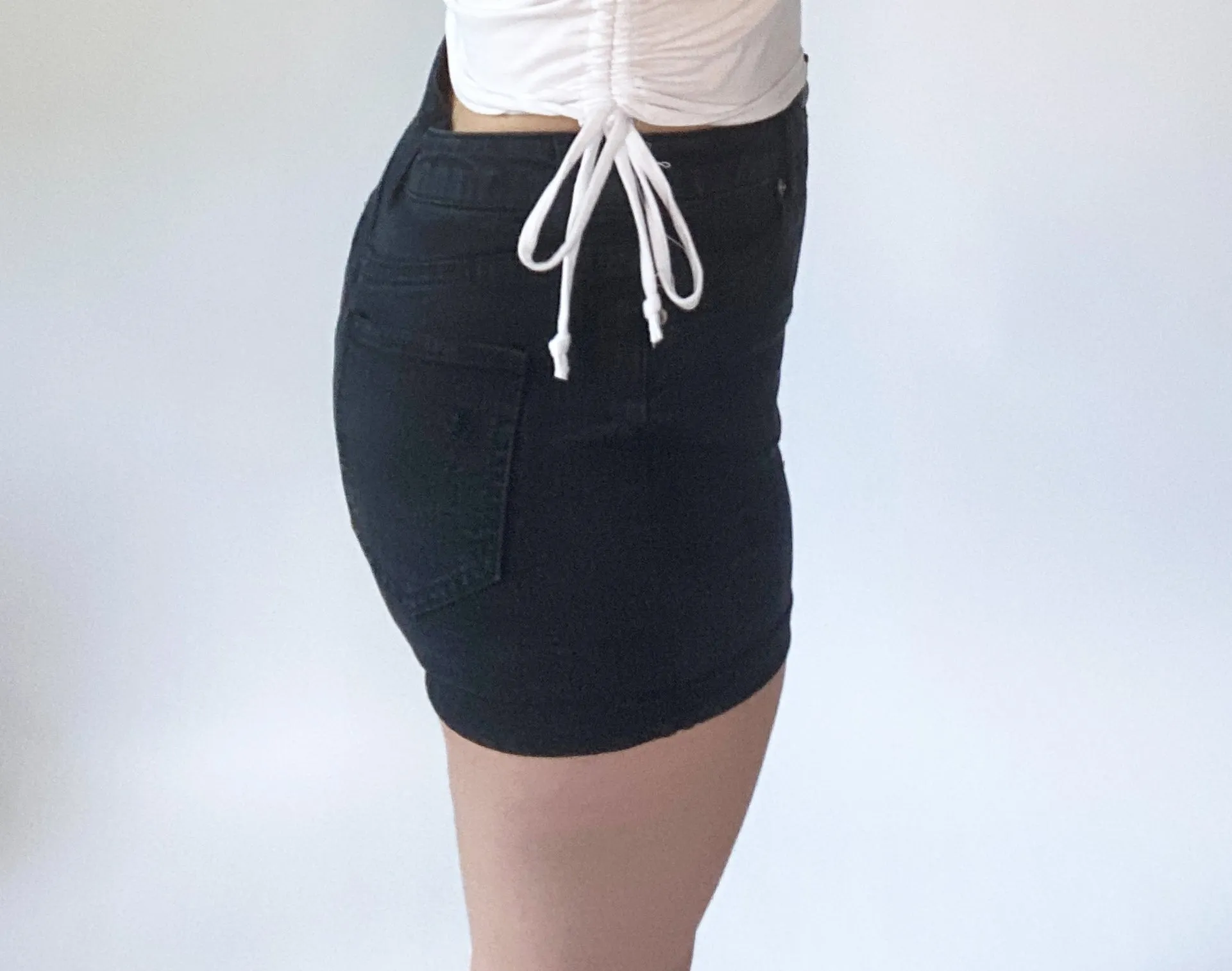 Folded Hem Shorts