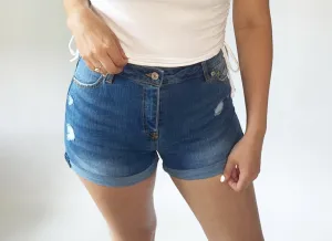 Folded Hem Shorts