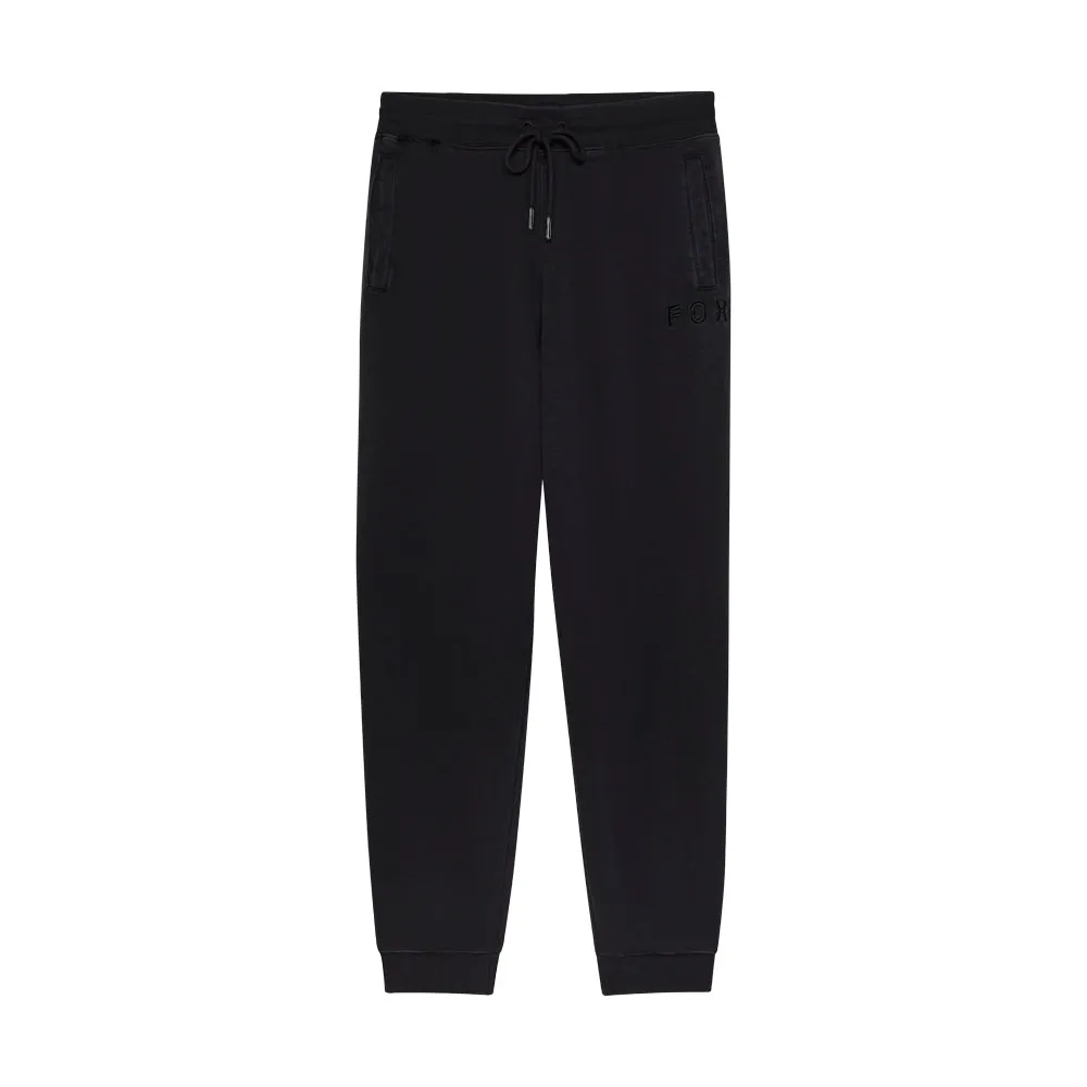 Fox Wordmark Fleece Jogger Pants - Black