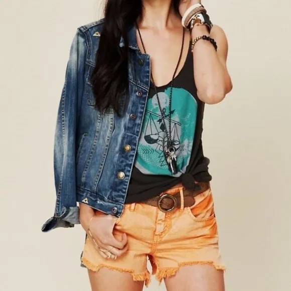 Free People | Distressed Cut Off Short