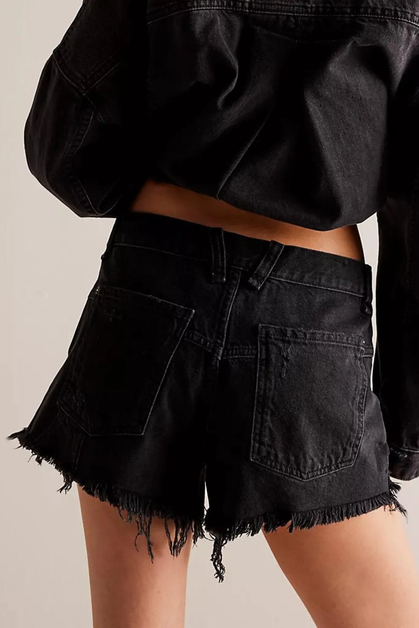 Free People: Now or Never Denim Short in Zodiac