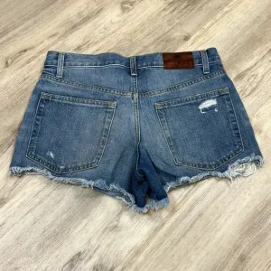 Frye Brand Classic Denim Medium Wash Distressed Cutoff Daisy Dukes Shorts / 26