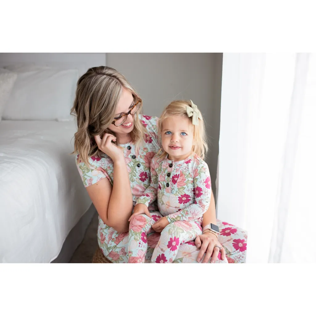 Gigi and Max Sutton Floral Mommy 2pc Loungewear Set