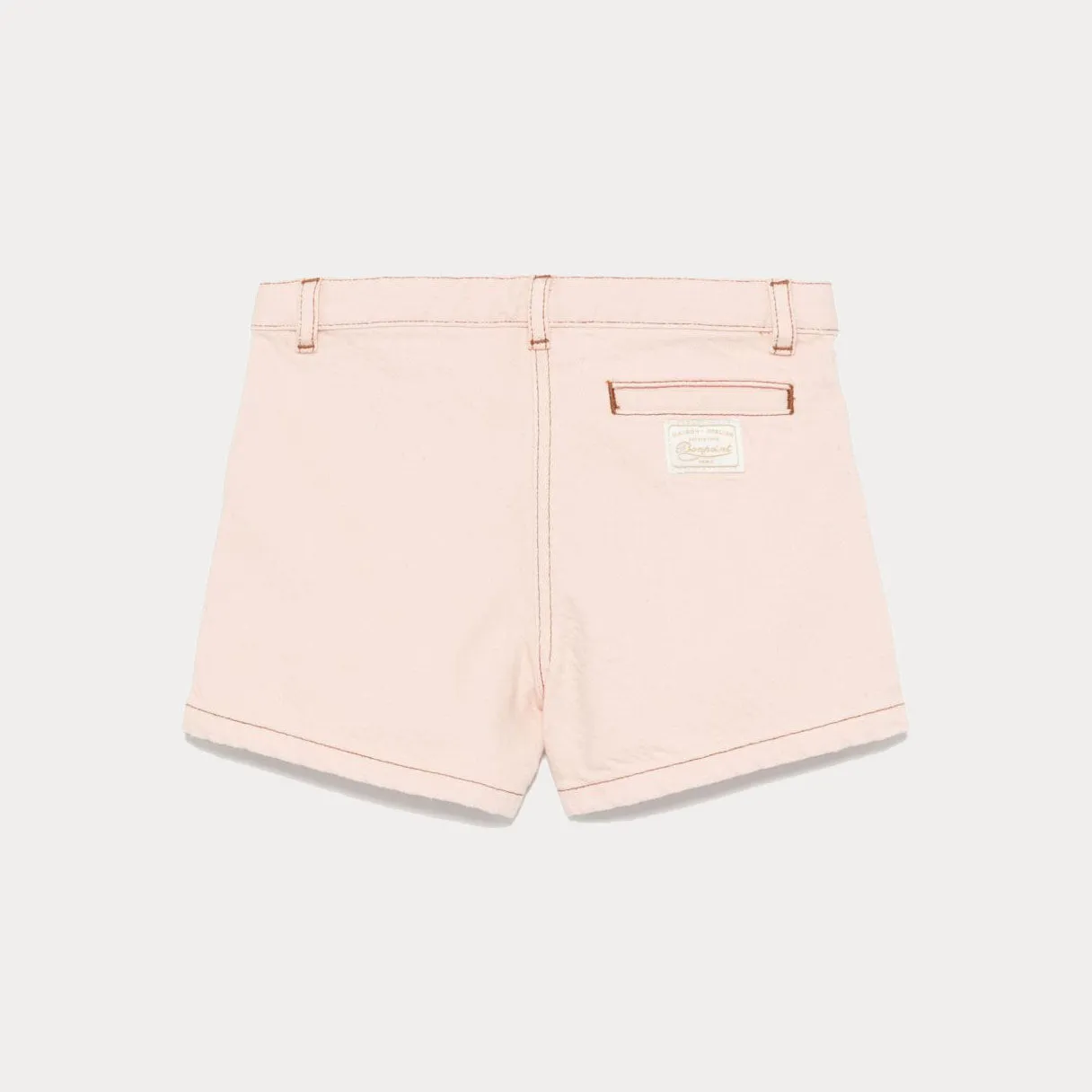 Girls Pink Denim Shorts