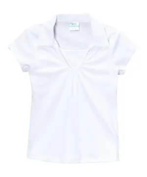 Girl's Uniform V-Neck Collar Shirt 5-18