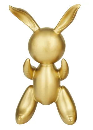 GOLD CERAMIC BALLOON RABBITS