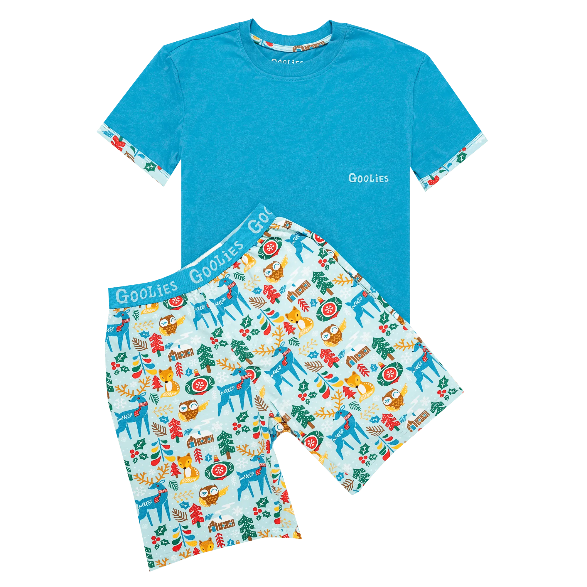 Goolies (Kids) Short Pyjamas - Lap Land - Shorts & T-Shirt