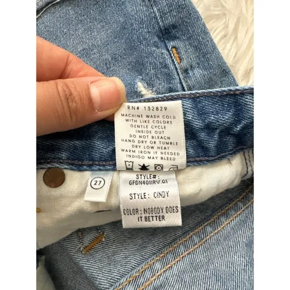 GRLFRND “CINDY” Jean Shorts Size 27
