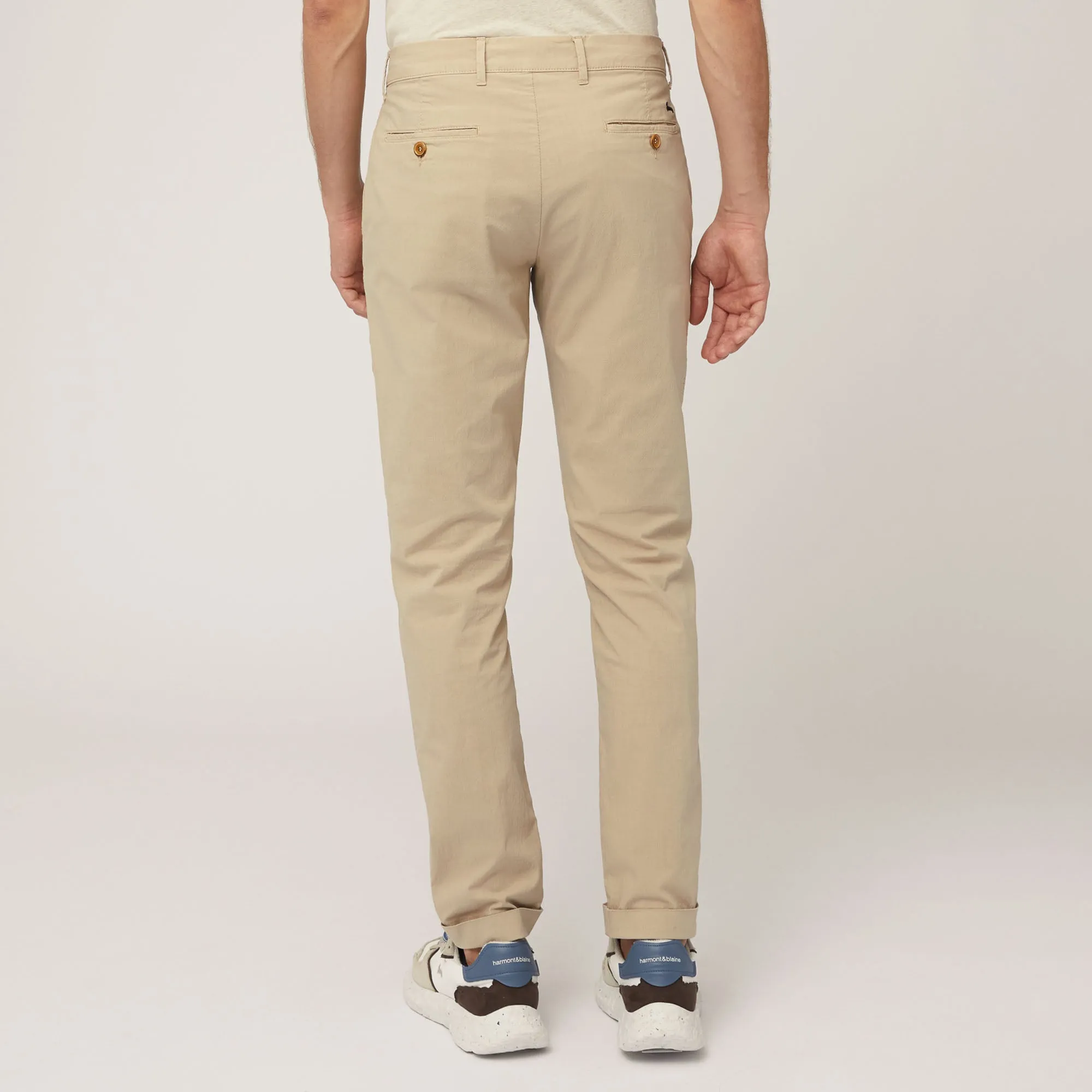Harmont & Blaine Slim Fit Chino Pants - Beige