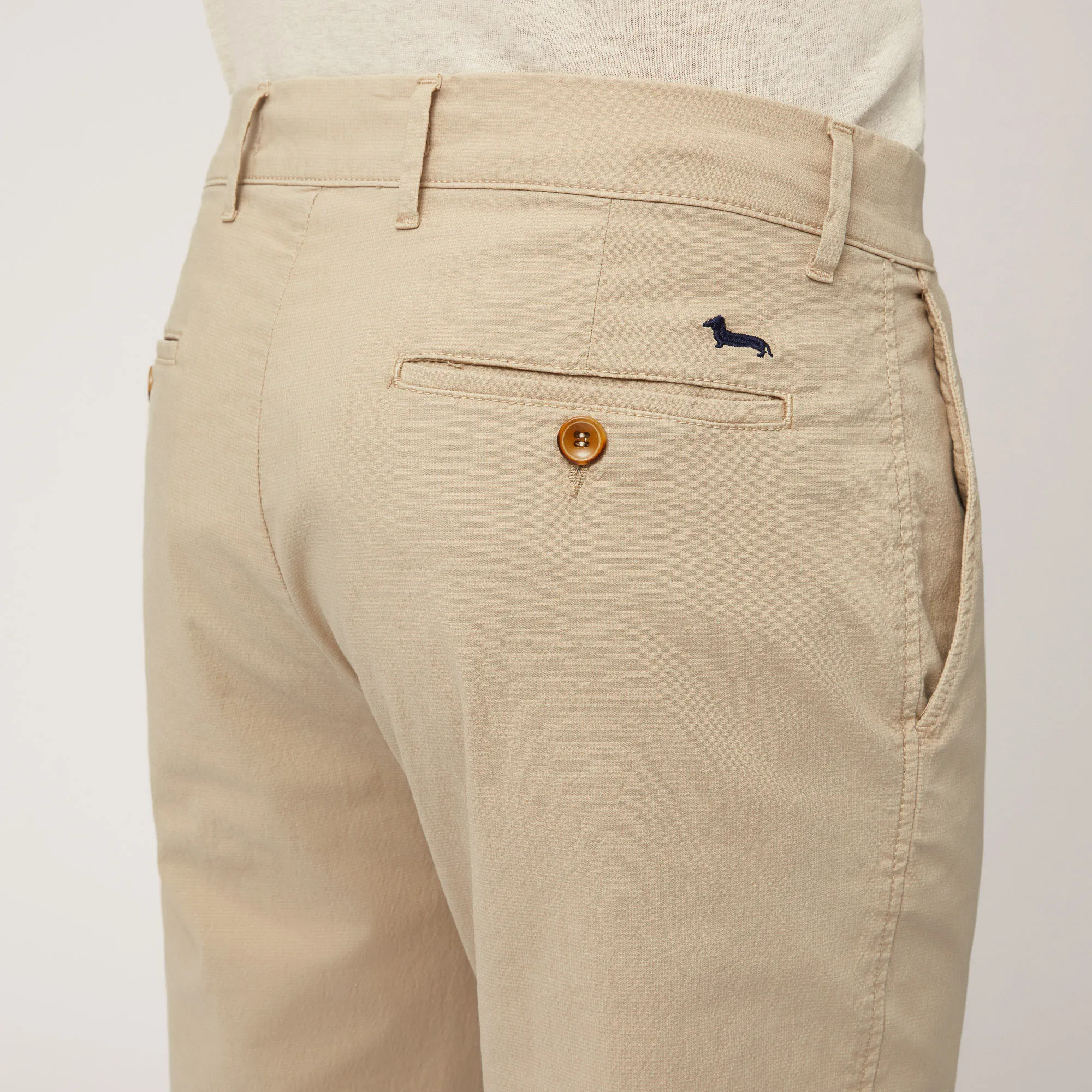 Harmont & Blaine Slim Fit Chino Pants - Beige