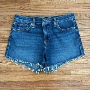 Hudson Denim Frayed Hem Women's Shorts Gemma 27