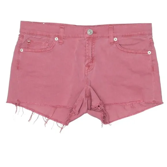 Hudson Kenzie Cut Off Shorts Dusted Orchid Size 27