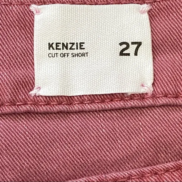 Hudson Kenzie Cut Off Shorts Dusted Orchid Size 27
