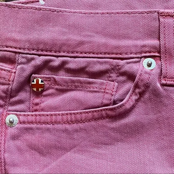Hudson Kenzie Cut Off Shorts Dusted Orchid Size 27