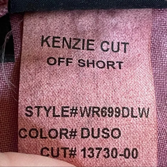 Hudson Kenzie Cut Off Shorts Dusted Orchid Size 27