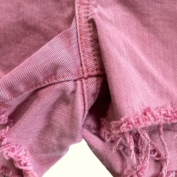 Hudson Kenzie Cut Off Shorts Dusted Orchid Size 27