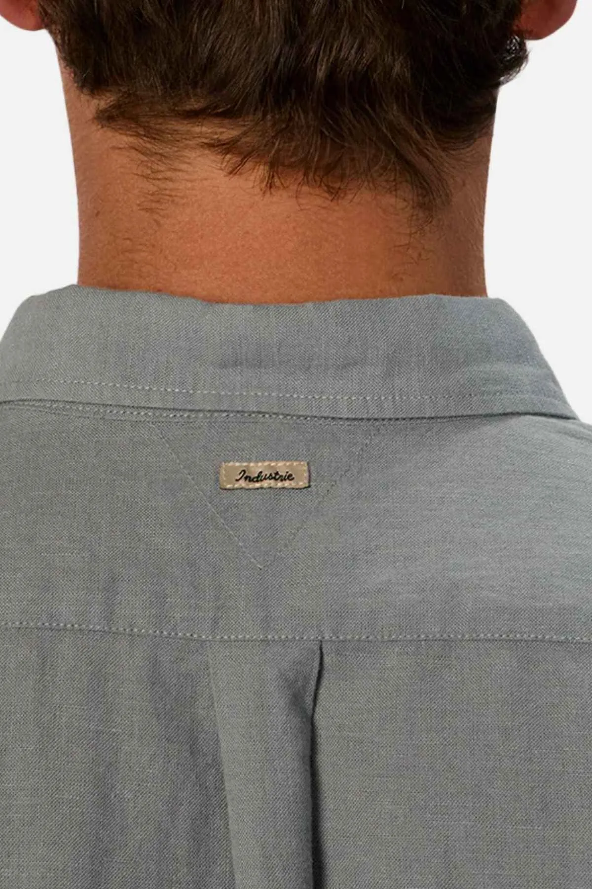 Industrie The Tennyson Linen Blend Short Sleeve Shirt