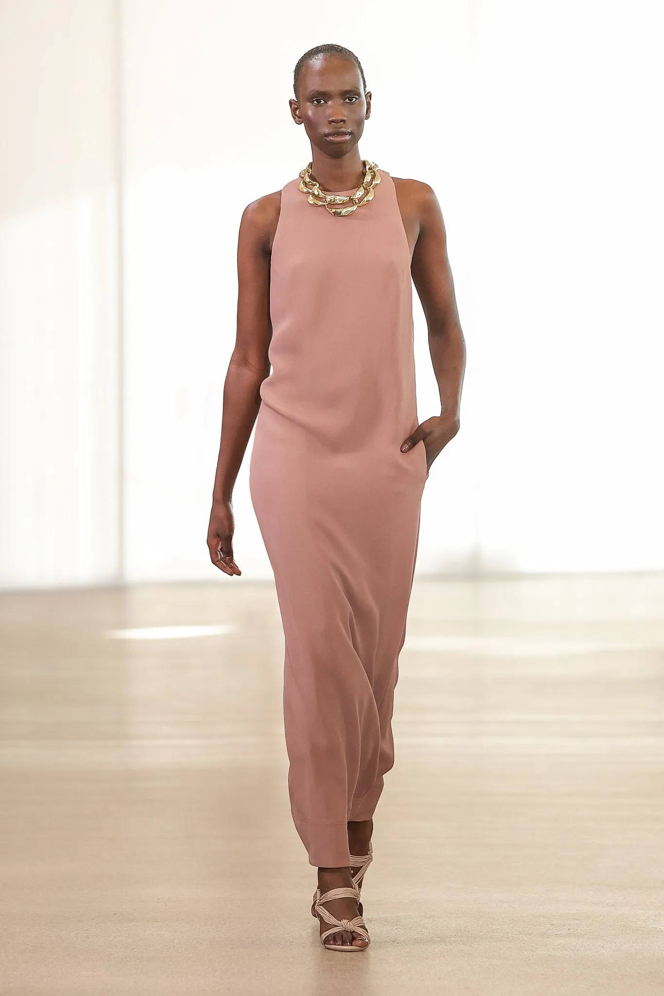 Intrigue Twist Back Maxi Dress