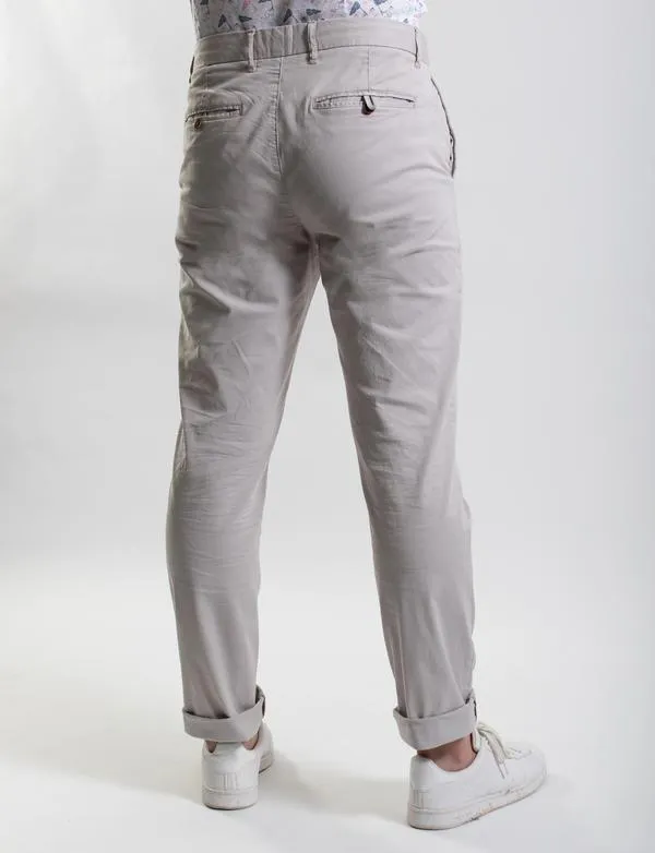 James Harper Chino Pants - Cement, Navy & Camel