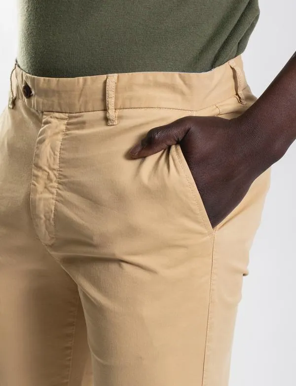 James Harper Chino Pants - Cement, Navy & Camel