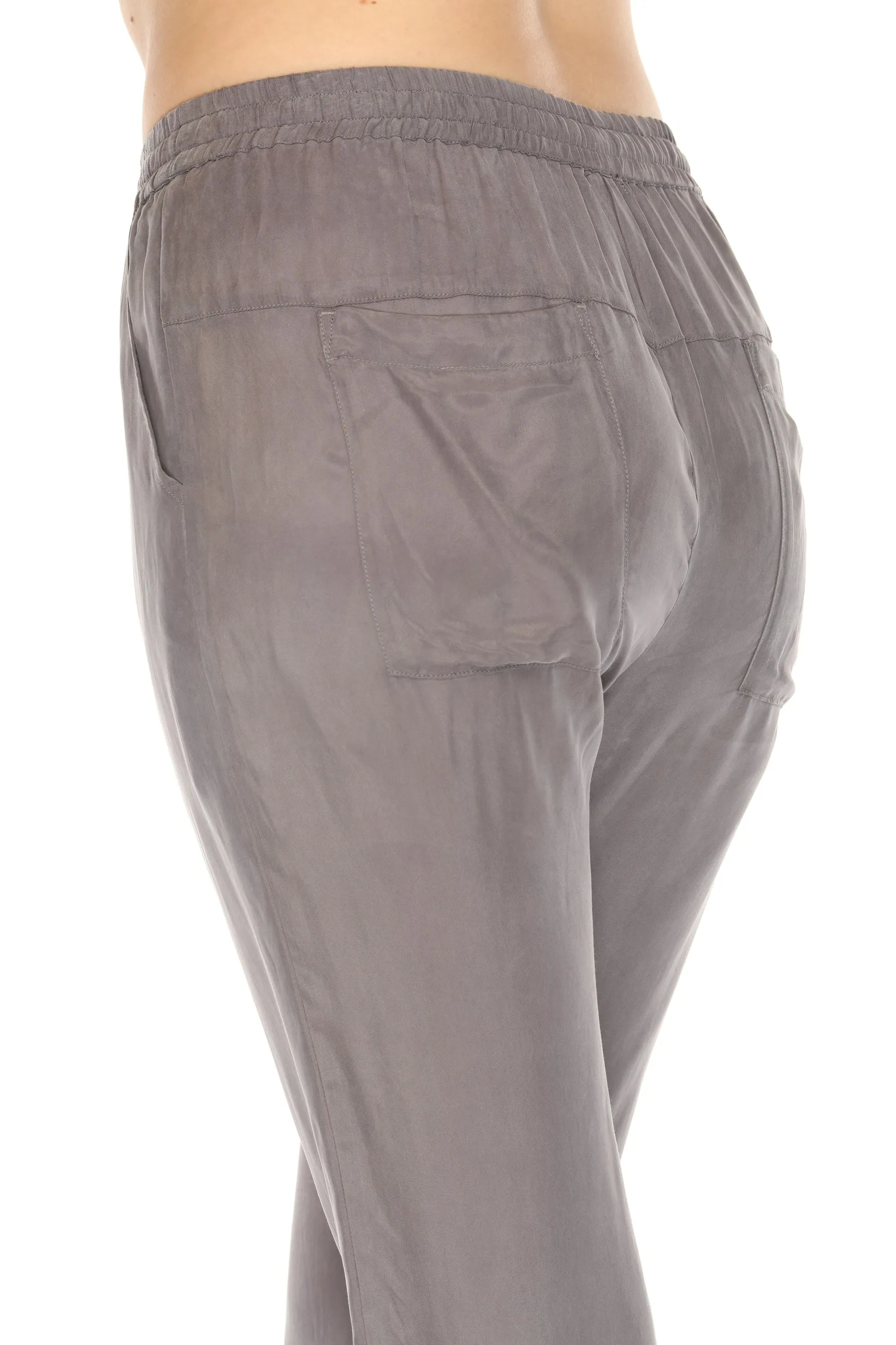 Johnny Was Pete & Greta Grey Cropped Jogger Pants P66019