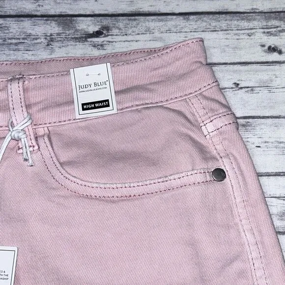 Judy Blue Just Blushy High Waist Denim Shorts