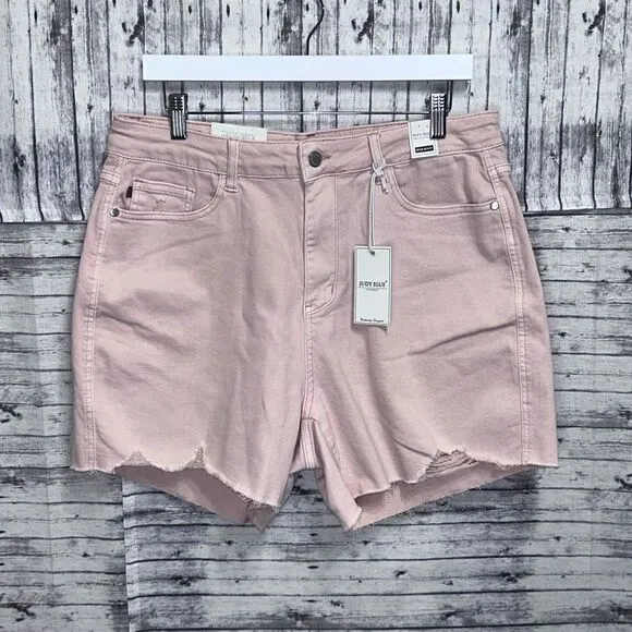 Judy Blue Just Blushy High Waist Denim Shorts