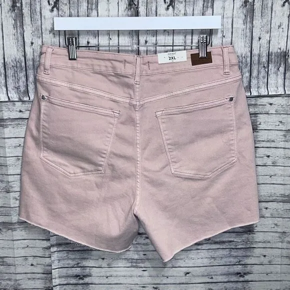 Judy Blue Just Blushy High Waist Denim Shorts