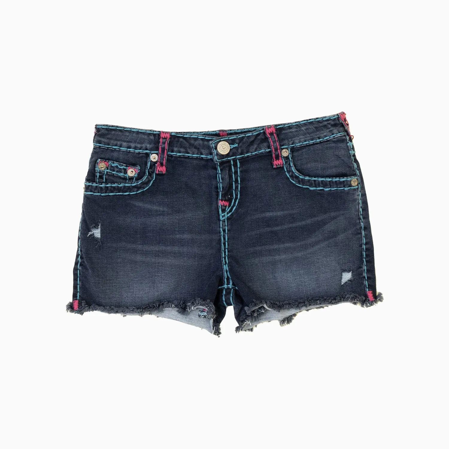 Kid's Bobby Raw Edge Denim Shorts