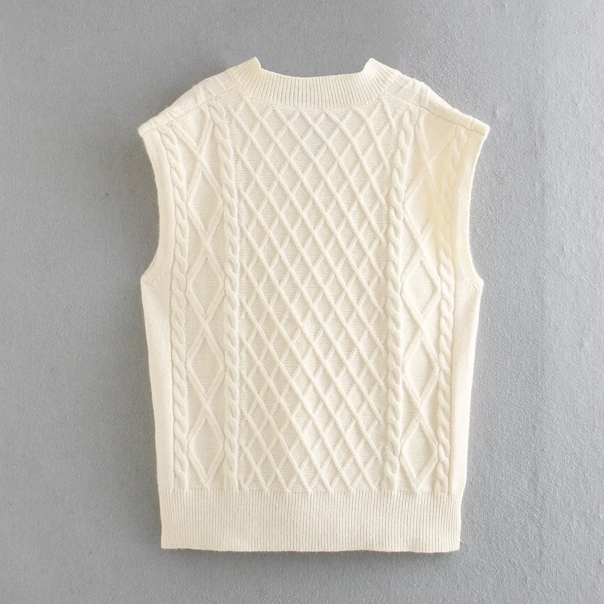 Knit V-neck Vest Sweaters Camis Tank Tops