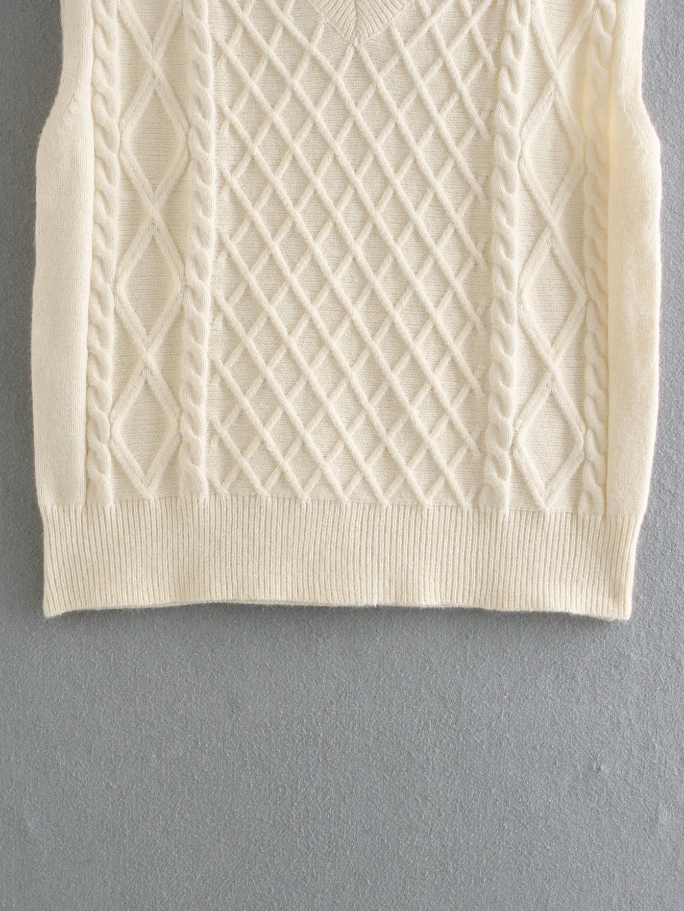 Knit V-neck Vest Sweaters Camis Tank Tops