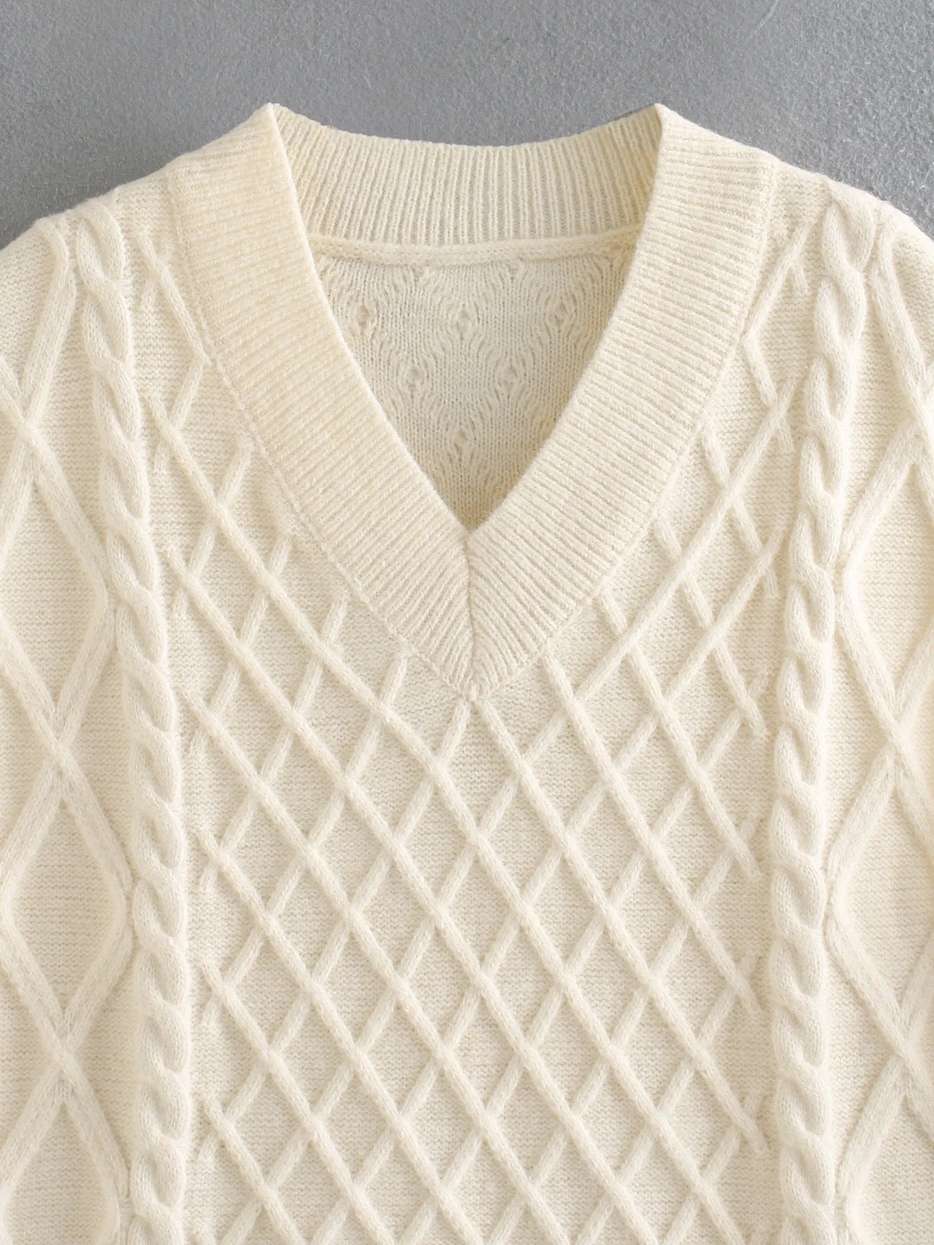 Knit V-neck Vest Sweaters Camis Tank Tops