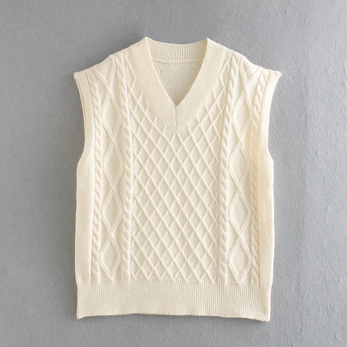 Knit V-neck Vest Sweaters Camis Tank Tops