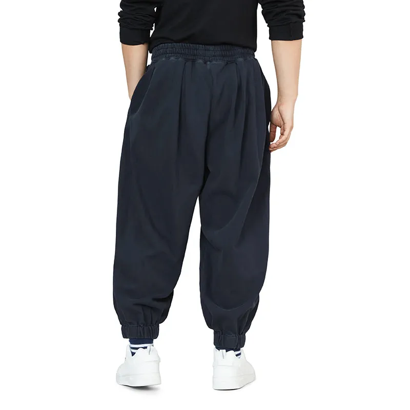 KNITTED DRAWSTRING JOGGER PANTS
