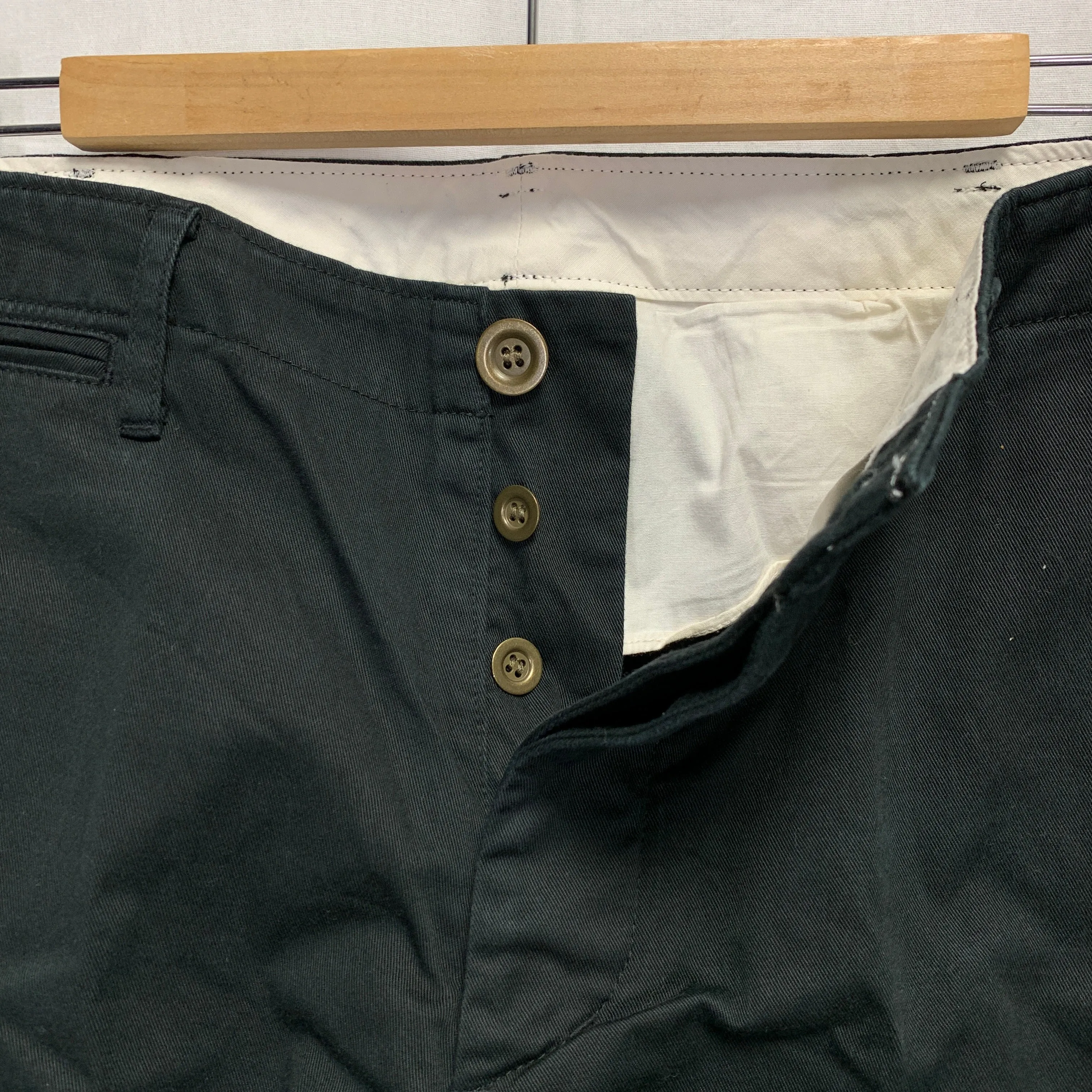 [L] Visvim 12AW High Water Chino Pants Black