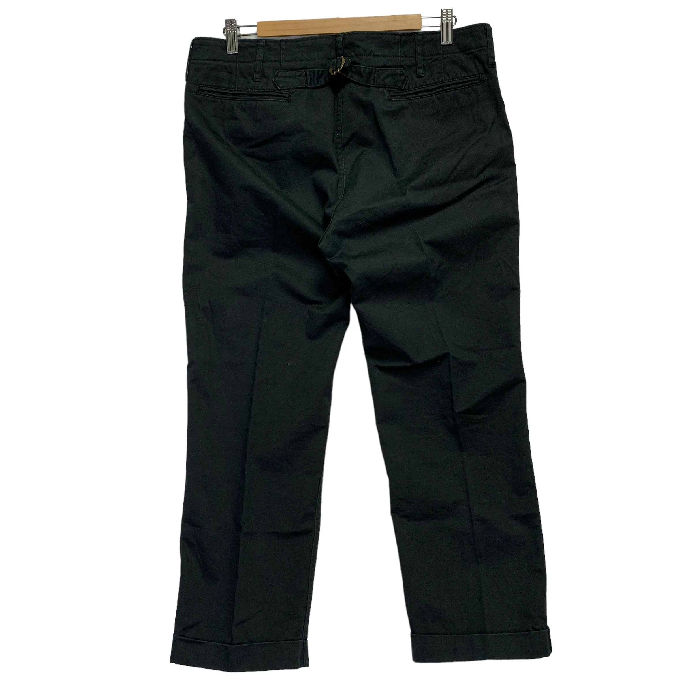 [L] Visvim 12AW High Water Chino Pants Black