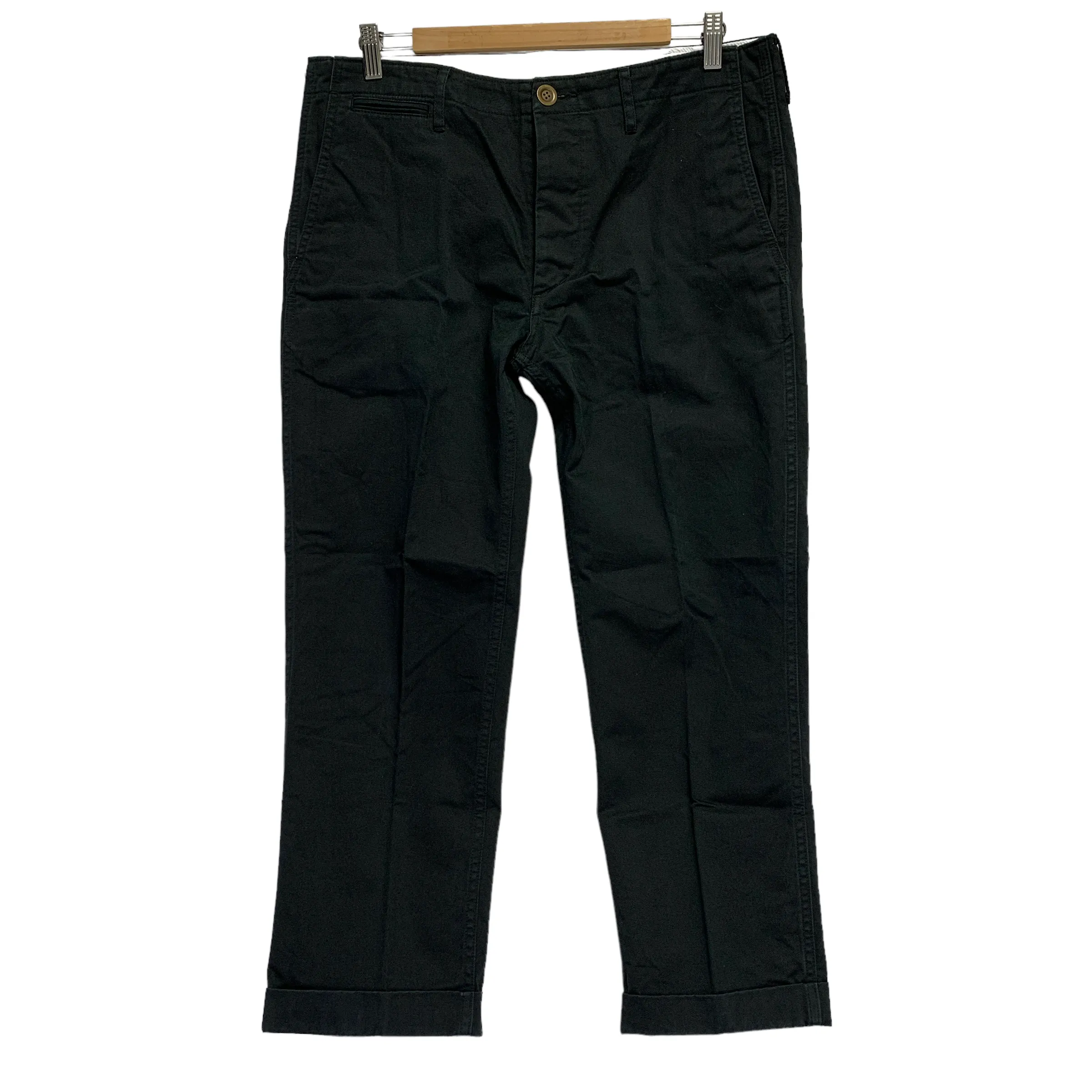 [L] Visvim 12AW High Water Chino Pants Black