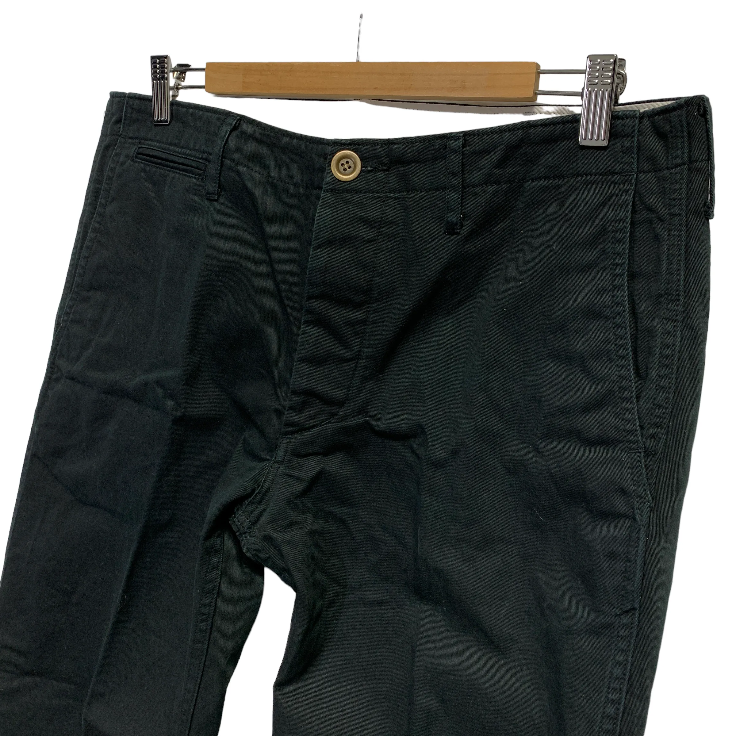[L] Visvim 12AW High Water Chino Pants Black