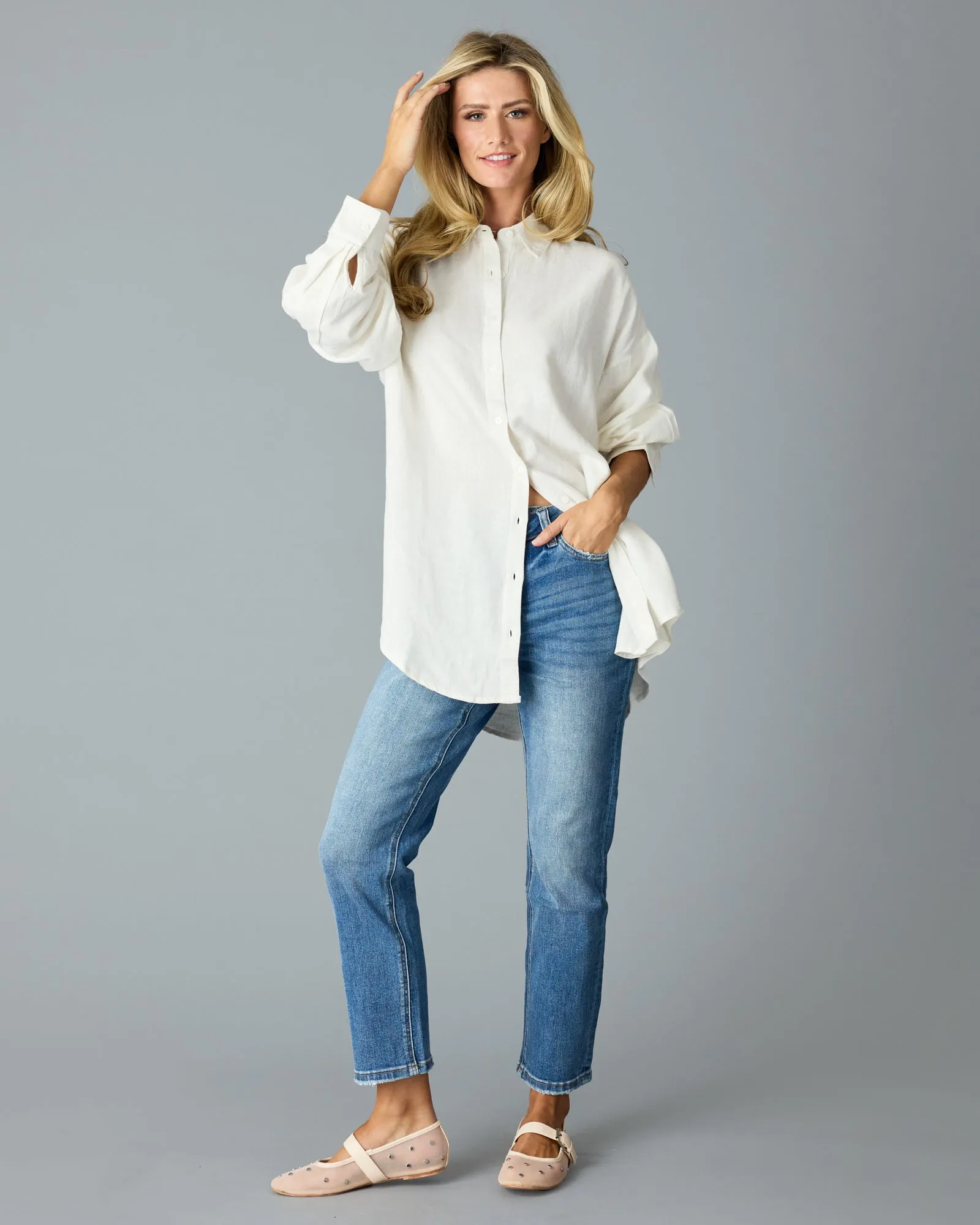 Le Soleil Linen Tunic
